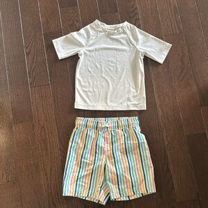 Swim trunk and swim shirt